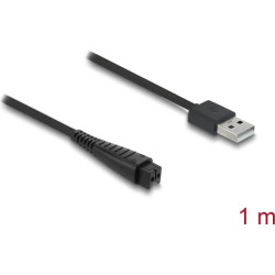 Delock USB Charging Cable 4.8 V for Electric Shavers compatible with Panasonic ES-LV97, ES-LA63, RE7-51, RE7-59 series - shaver charger replacement cable 1.5 m