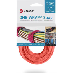 Velcro &reg; One Wrap&reg; Strap 13mm x 200mm, 25 St&uuml;ck, orange