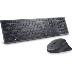 Dell KM900 tastatūra Pele iekļauta Birojs RF bezvadu sakari + Bluetooth QWERTY US International Grafīts