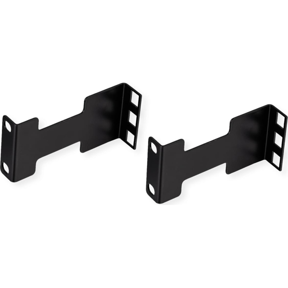 Value 19" Rack Depth Extender, 2 pcs, 1U, metal, 101.5mm
