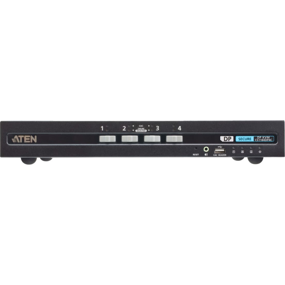 Aten CS1184DP4C 4-Port USB DisplayPort Secure KVM Switch mit CAC