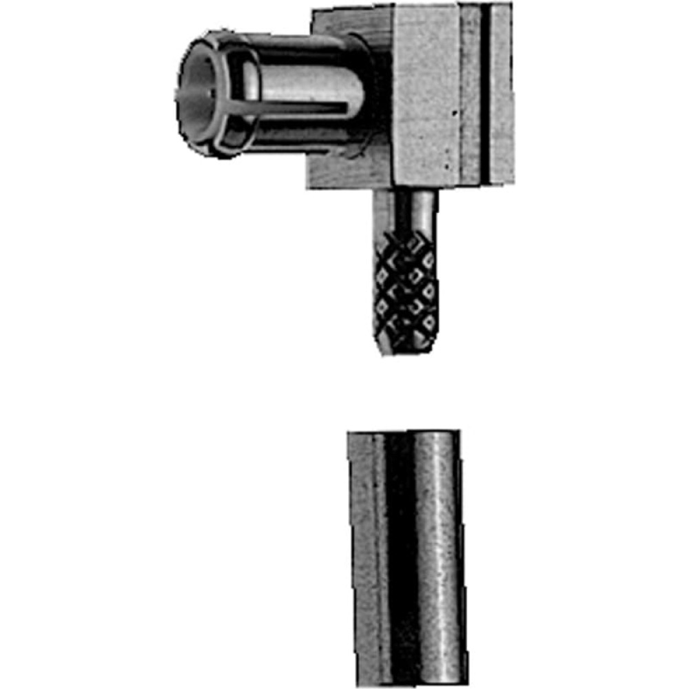 Teleg&auml;rtner Karl G&auml;rtner  TELEG&Auml;RTNER MCX-Winkelstecker f&uuml;r RG-316/U vergoldet