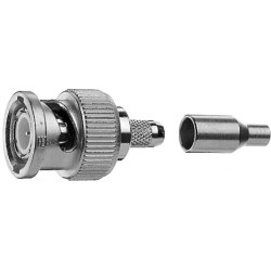 Teleg&auml;rtner Karl G&auml;rtner  TELEG&Auml;RTNER BNC-Crimpstecker 75 Ohm f&uuml;r RG-179B/U