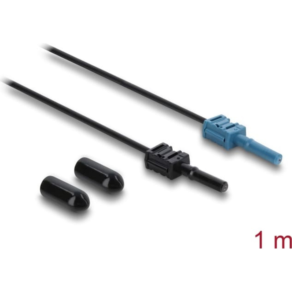 Delock Fibre Optic Plastic POF Cable HFBR 4531-4533Z Simplex male to Simplex male 1 m