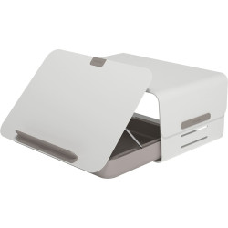 Dataflex Addit Bento ergonomisches Schreibtischset, wei&szlig;