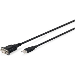 Digitus USB 2.0 to RS232 adapter cable, 1.8 m, integrated FTDI FT232RNL chipset