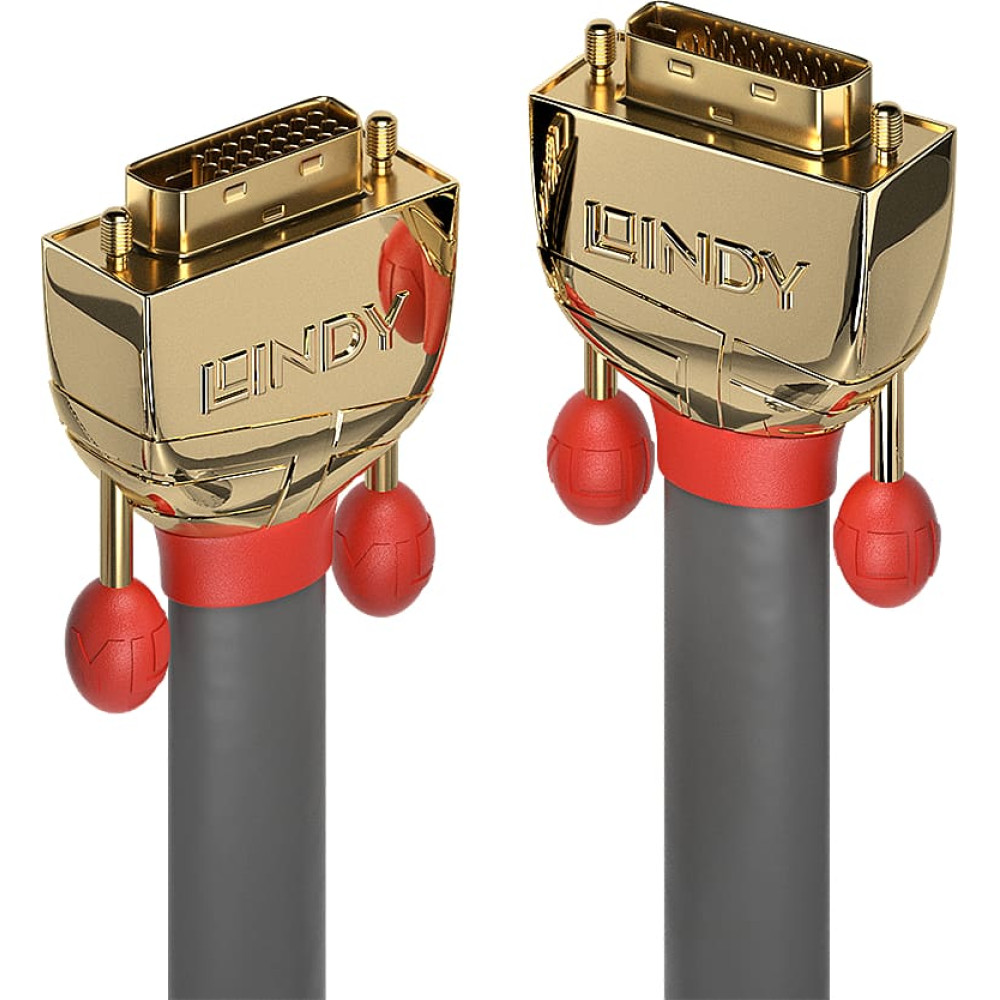 Lindy 20m DVI-D SLD Dual Link Cable, Gold Line