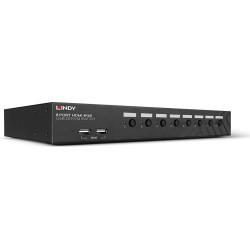 Lindy 8 Port HDMI 4K60, USB 2.0 & Audio KVM Switch