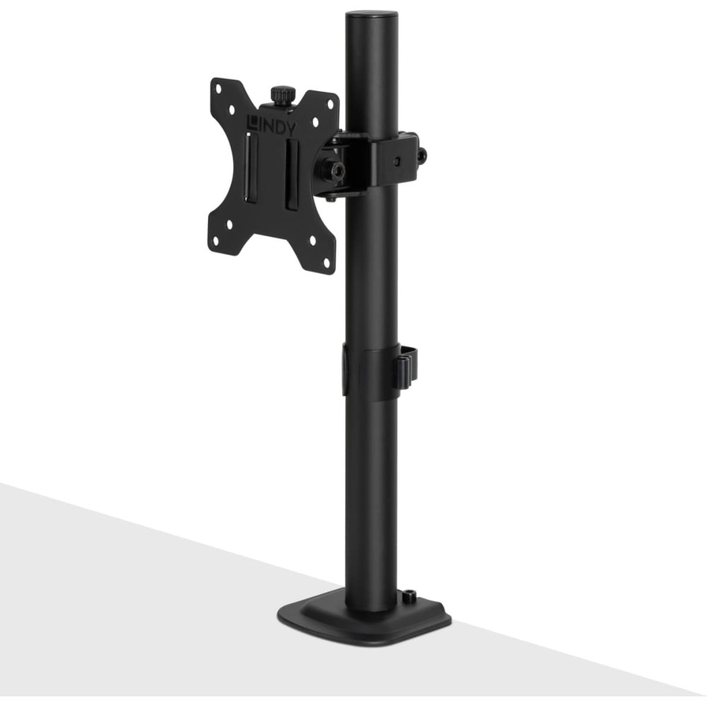 Lindy Short Projection Fixed Single Display Mount - Black