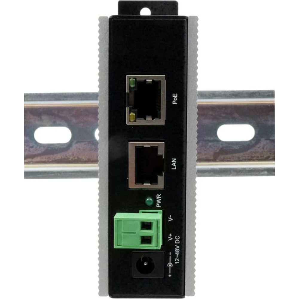Exsys EX-6007PoE-WT PoE Gigabit Injector, Metal housing
