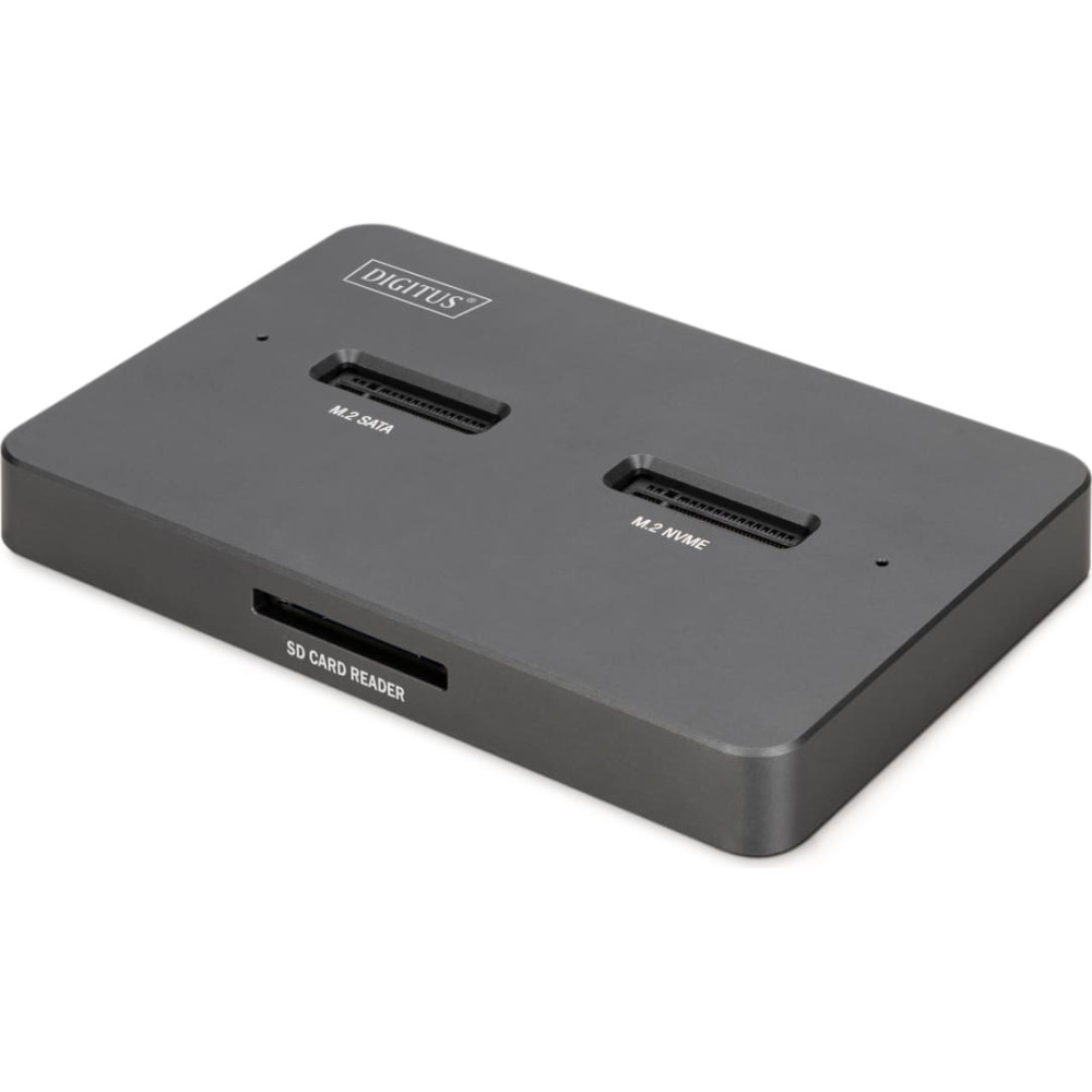 Digitus M.2 NVMe + M.2 SATA SSD docking station with SD Express card reader, USB-C?