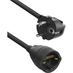 ACT 230V EXTENSION CABLE 10M BLACK