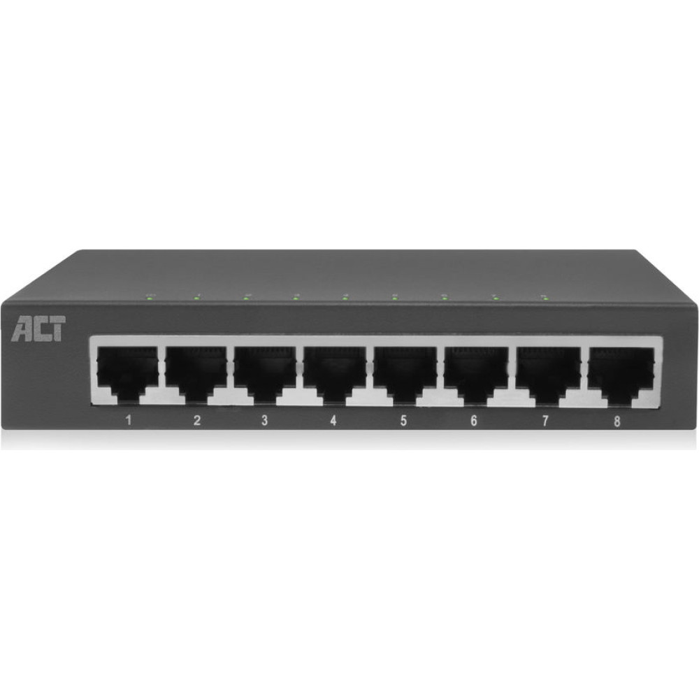 ACT 8 PORTS, NETWORKSWITCH, 1GBPS