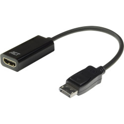 ACT DISPLAYPORT - HDMI M/F 0.15M