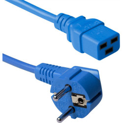 ACT POWERCORD SCHUKO-C19 BLU 1.80M