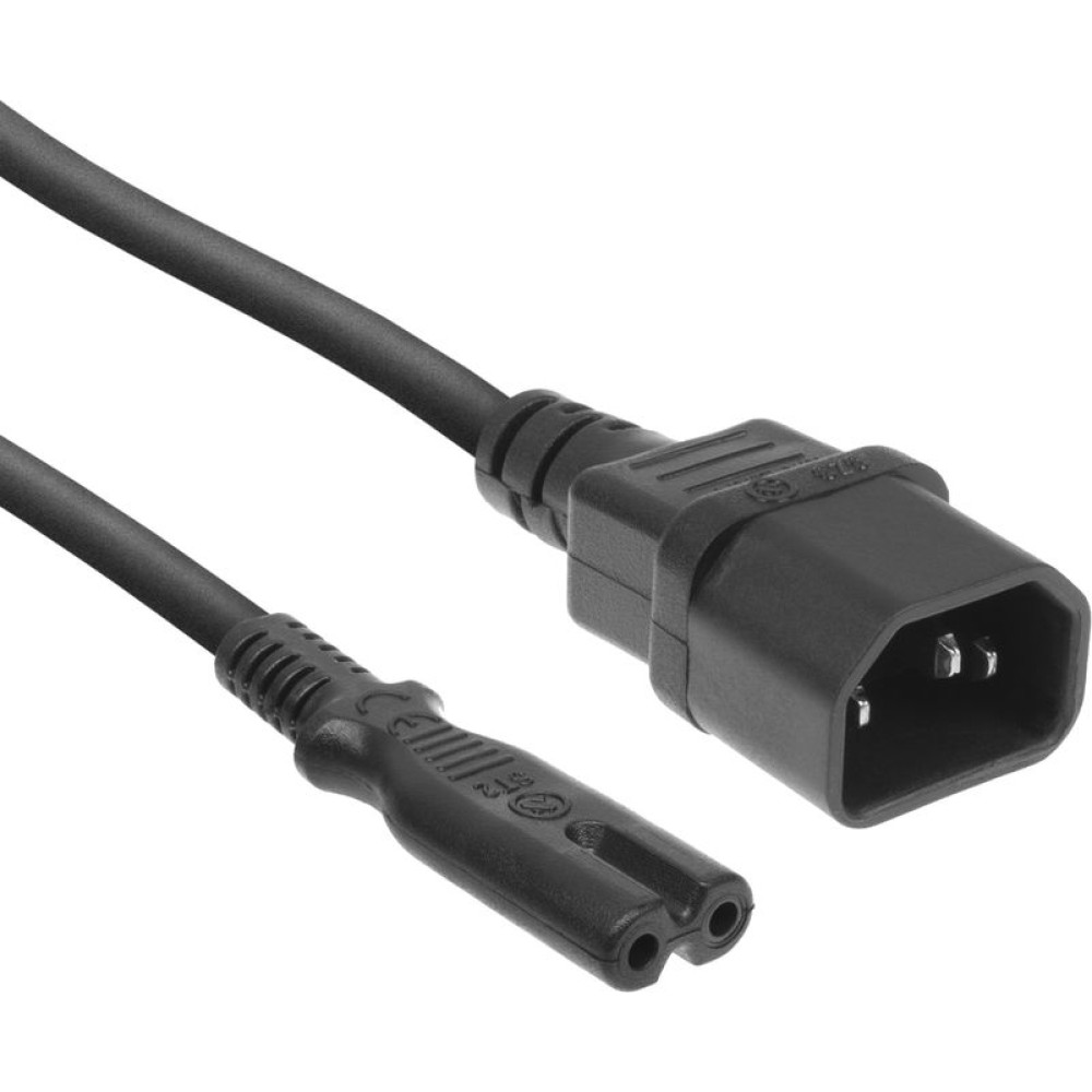 ACT POWERCORD C14 - C7 BK 0.2M