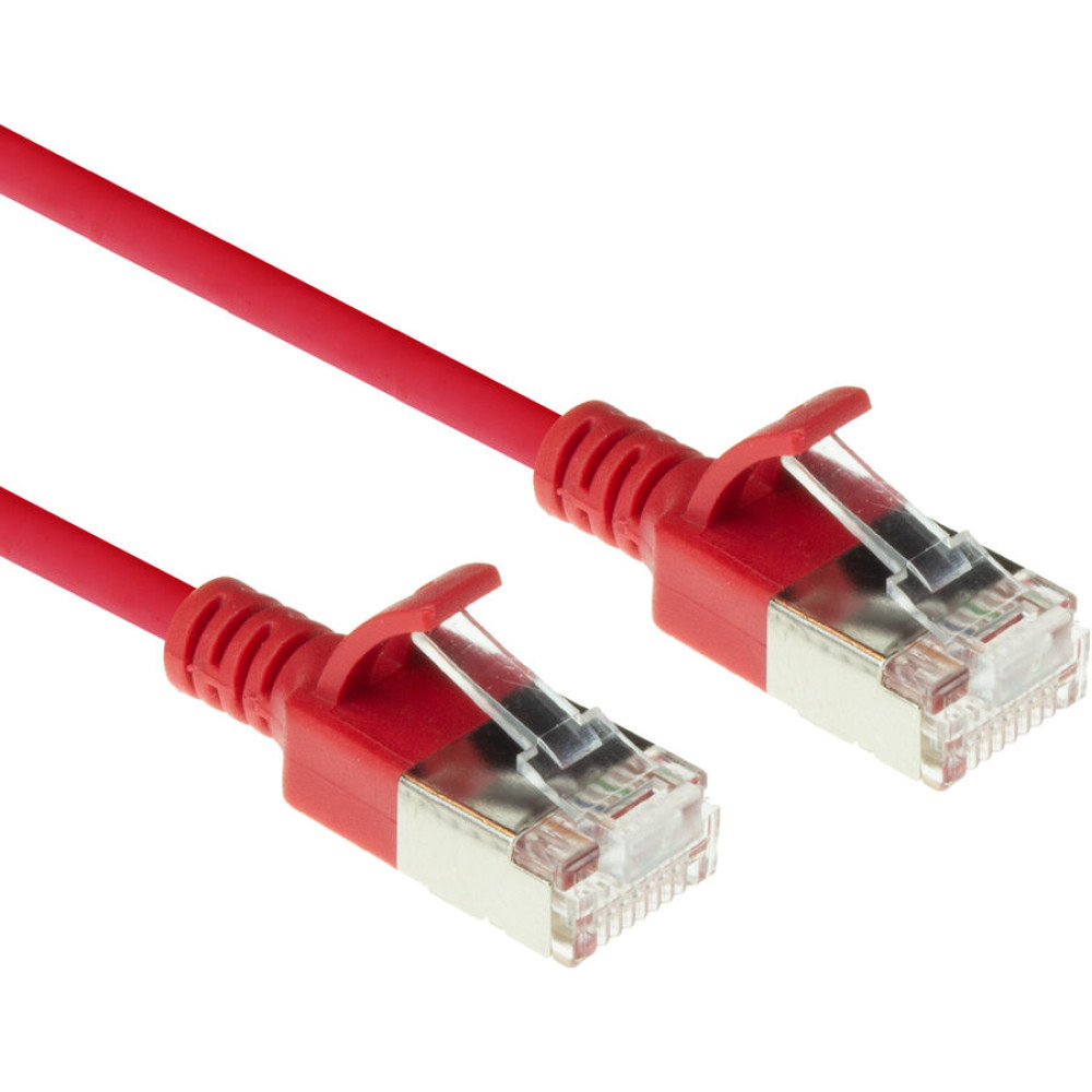 ACT CAT6A U/FTP SLIMLINE RD 0.15M