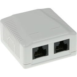 ACT WALL MOUNTBOX C6 2 PRT UNSH