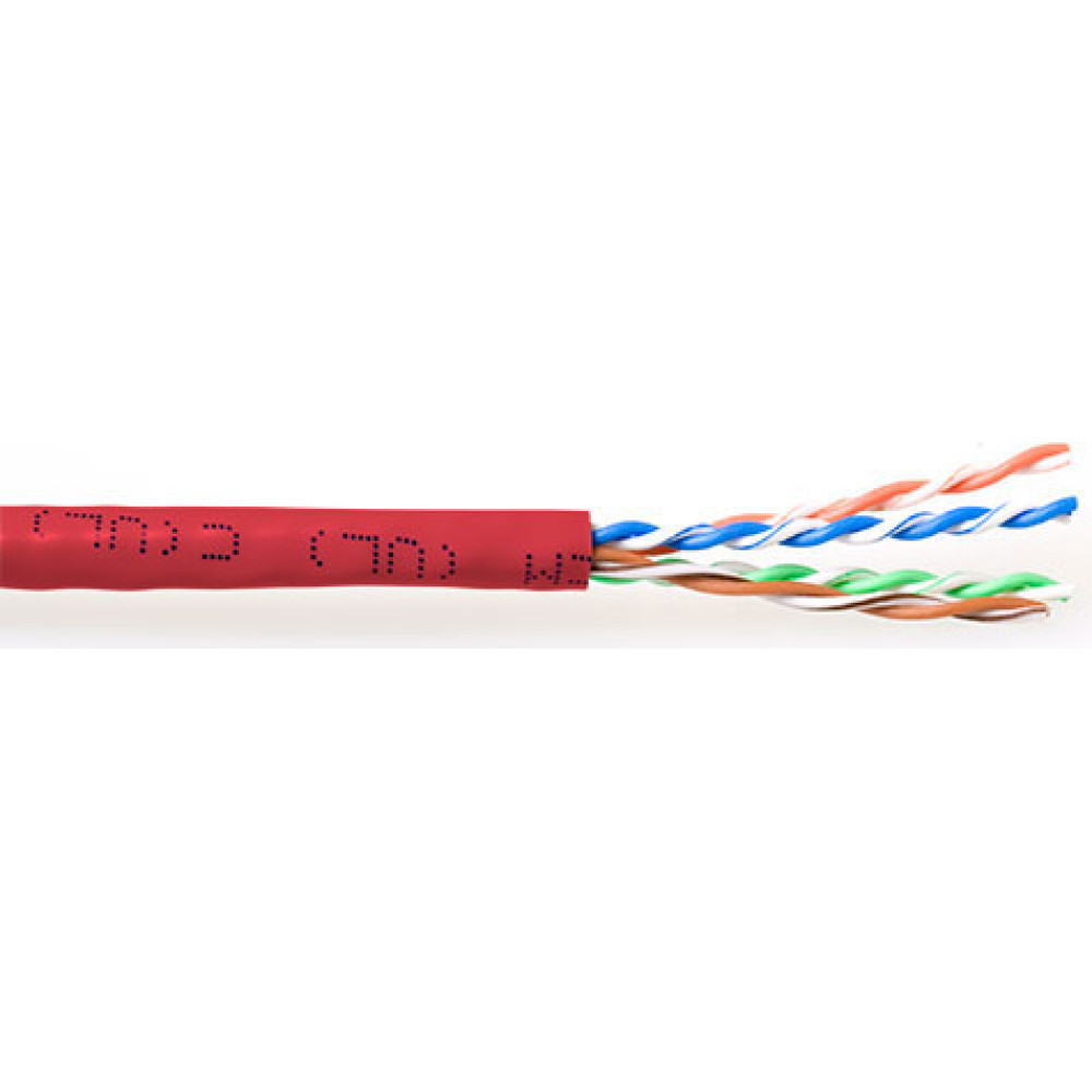 ACT C6 U/UTP PATCH PVC RED    305M