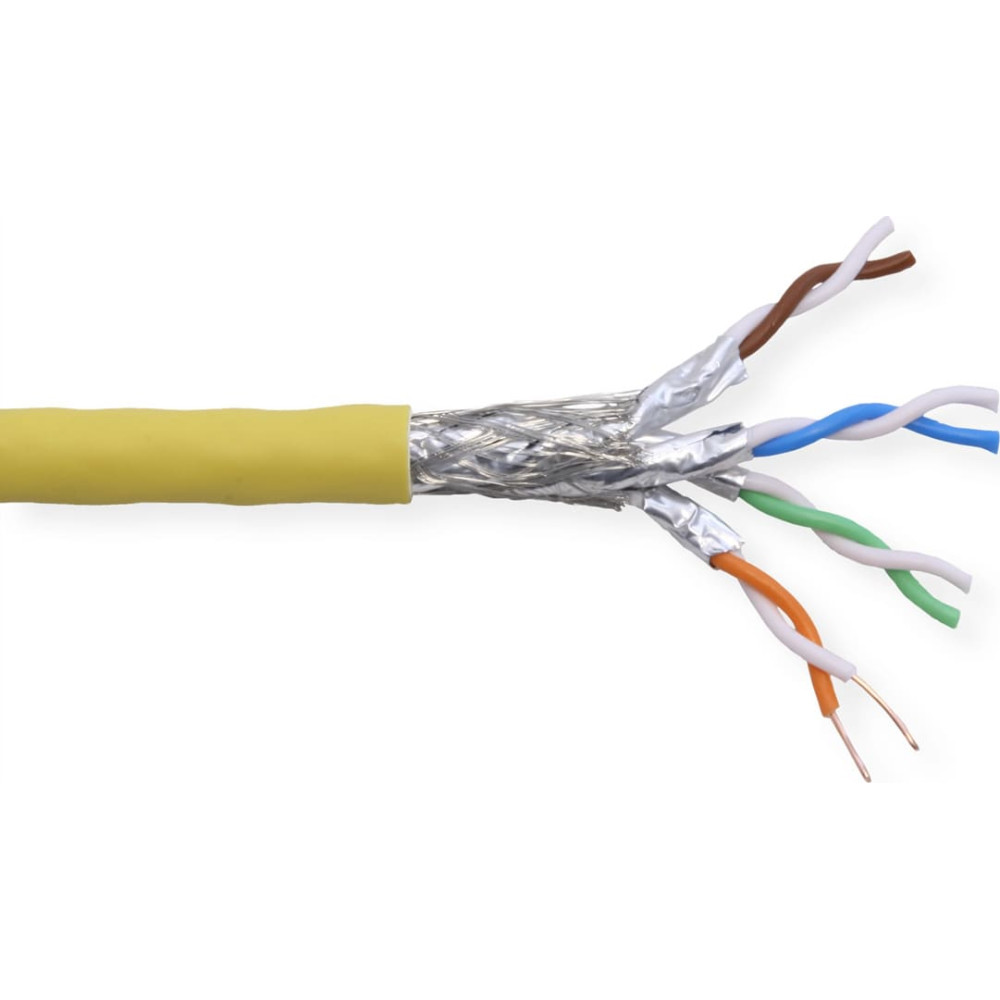 Draka Holding DRAKA UC2000/UCFUTURE COMPACT22 Cat.8.2 S/FTP H AWG 22 gelb, 500 m