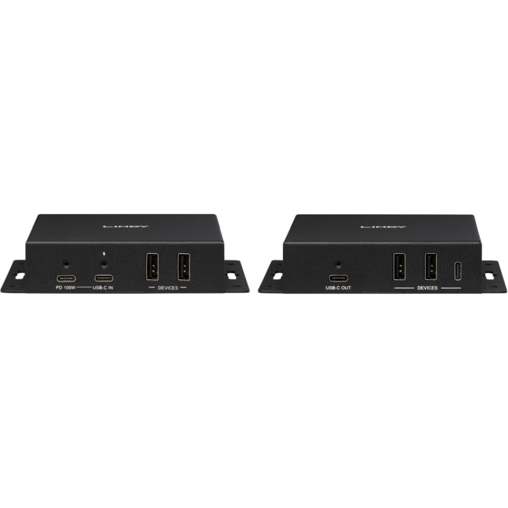 Lindy 100m Cat.6A Type C 4K60 Video and Data HDBaseT 3.0 Extender