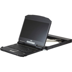 Aten CL3800NW KVM-Konsole USB HDMI DVI VGA Dual Rail, UK-Layout