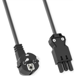 Bachmann Spiralleitung H05VV-F 3G1,5mm&sup2; L:1,0m sw ISV/CEE7/7