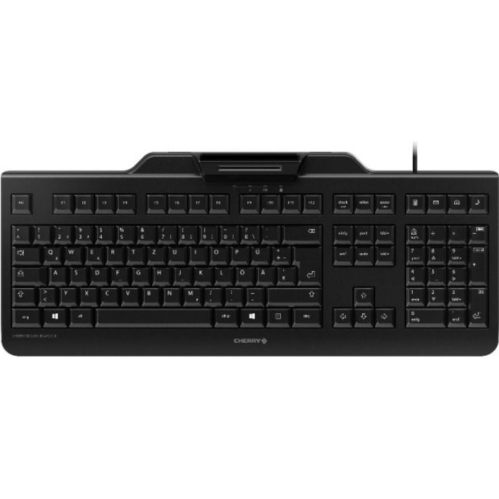 Cherry JK-A0400EU-2 keyboard Office USB QWERTZ US English Black
