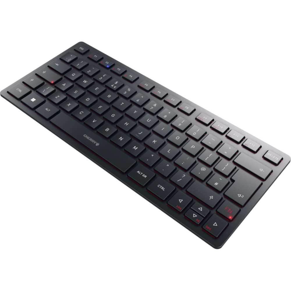 Cherry KW 9200 MINI keyboard USB + RF Wireless + Bluetooth QWERTY English Black