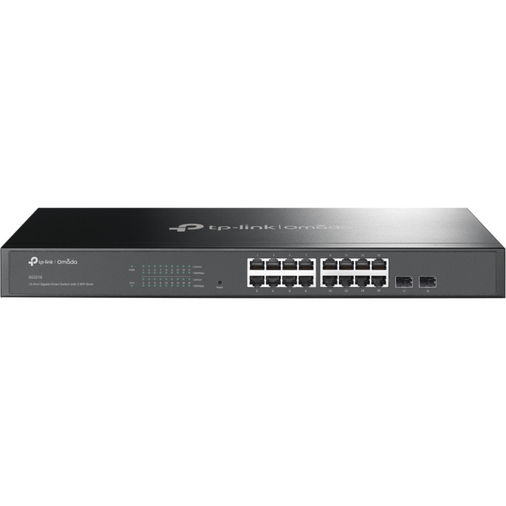 Tp-Link Technologies TP-Link Omada 16-Port Gigabit Smart Switch with 2 SFP Slots