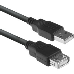 ACT USB 2.0 A MALE - USB 2.0 A FEMALE EXTENSION 1.8MZB
