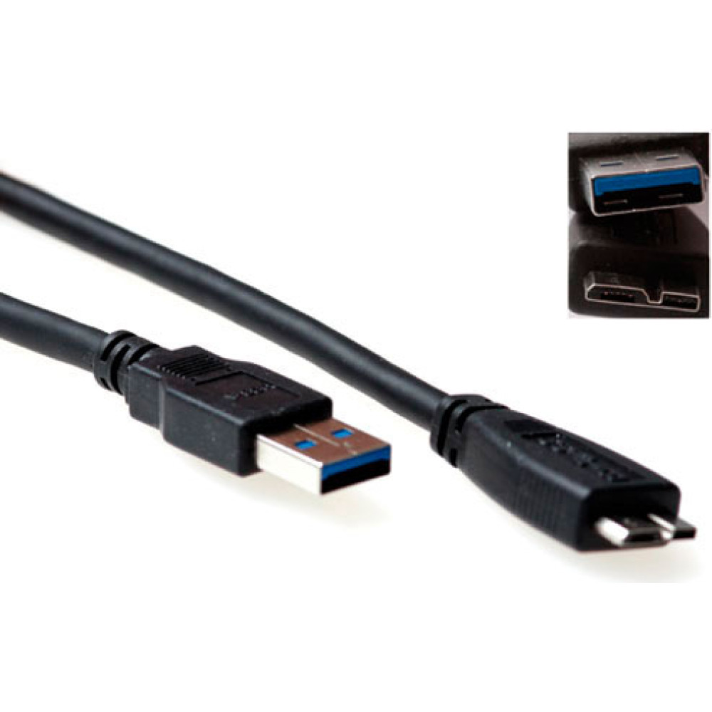ACT USB3.0 A MALE-MICRO BM   2.00M