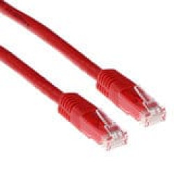 ACT CAT5E U/UTP RED          5.00M