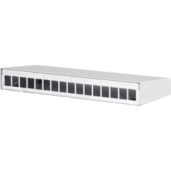 Metz Connect Keystone AP-Gehäuse 16 Port reinweiß RAL9010