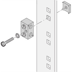 Schroff Grounding/Grounding Clamp