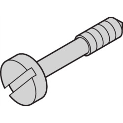 Schroff Collar screw, cross recess/slotted (M2.5x11), stainless steel