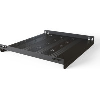 Schroff Varistar 19'' Shelf, Stationary, 75 kg, RAL 7021, 600W 600D