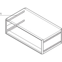 Schroff RatiopacPRO EMC Shielding Kit, Side Panel to Cover Plate, 375 mm