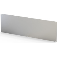 Schroff Front Panel, Unshielded, 3 U, 84 HP, 2.5 mm, Al, Front Anodized, Rear Conductive