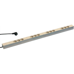 Schroff Socket Strip, SCHUKO, 12 Sockets