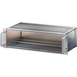 Schroff EuropacPRO 19" Subrack Kit for Backplane, Heavy, Shielded, Front Handle, 6 U, 235 mm