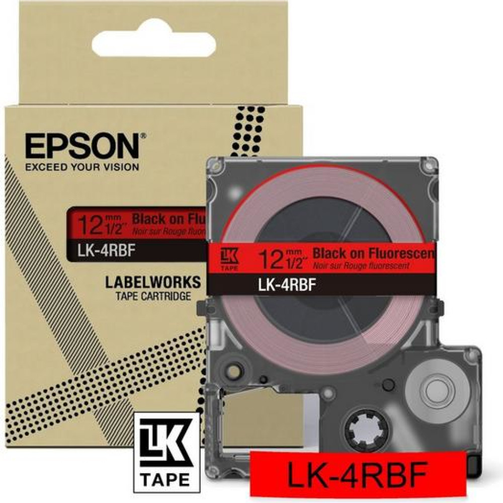 Epson LK-4RBF Black, Red