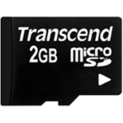 Transcend Information Transcend microSD Flash Card 2GB