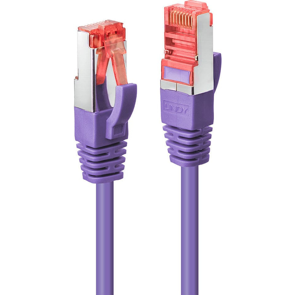 Lindy 0.3m Cat.6 S/FTP Network Cable, Purple