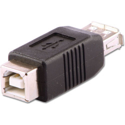 Lindy USB Adapter, USB A Female to B Female