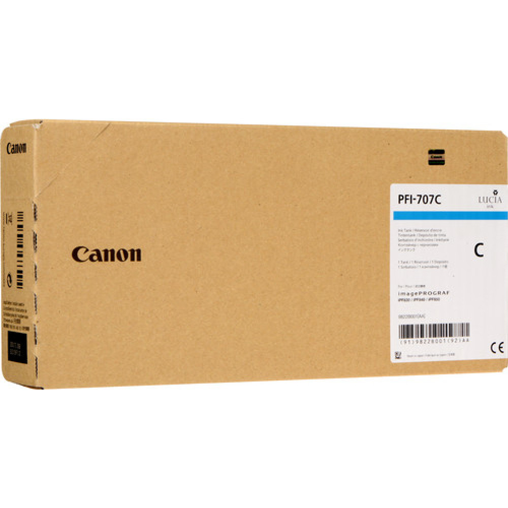 Canon PFI-707C tintes kārtridžs Oriģināls Tirkīzzils