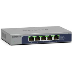 Netgear MS105-100EUS tīkla pārslēgs Nepārvaldīts 2.5G Ethernet (100/1000/2500) Power over Ethernet (PoE) 1U