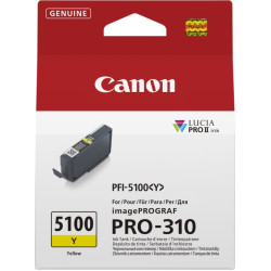Canon PFI-5100 Y tintes kārtridžs 1 pcs Oriģināls Dzeltens