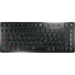 Cherry KW X ULP 2.0 MINI tastatūra Mājas/Biroja USB + RF Wireless + Bluetooth QWERTZ Vācu Melns