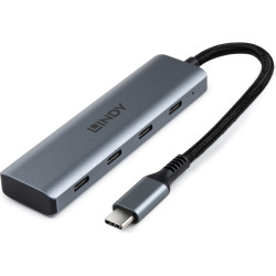 Lindy 4 Port USB 3.2 Gen 2 Type C Hub